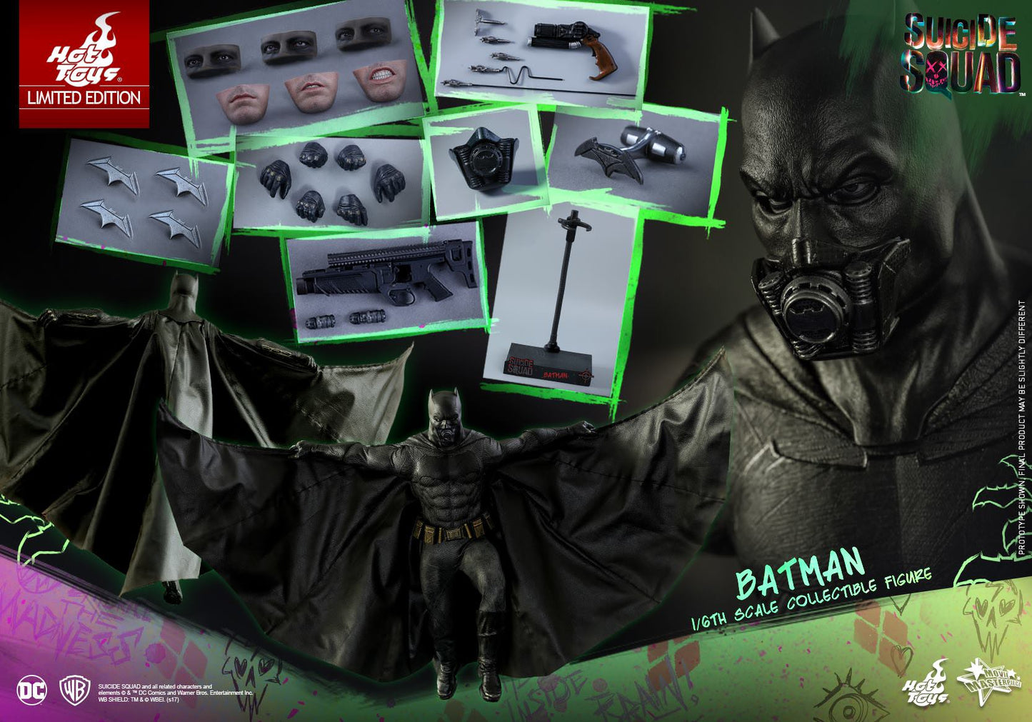 PRE=LOVED - Hot Toys Limited Edition - MMS409 - Suicide Squad – Batman