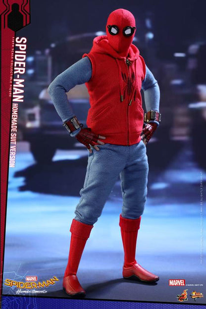 PRE-LOVED - Hot Toys - MMS414 - Spider-Man Homecoming: Homemade Suit