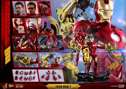 PRE-LOVED - Hot Toys - MMS462D22 - Iron Man Mark IV With Suit-Up Gantry (Diecast Version)