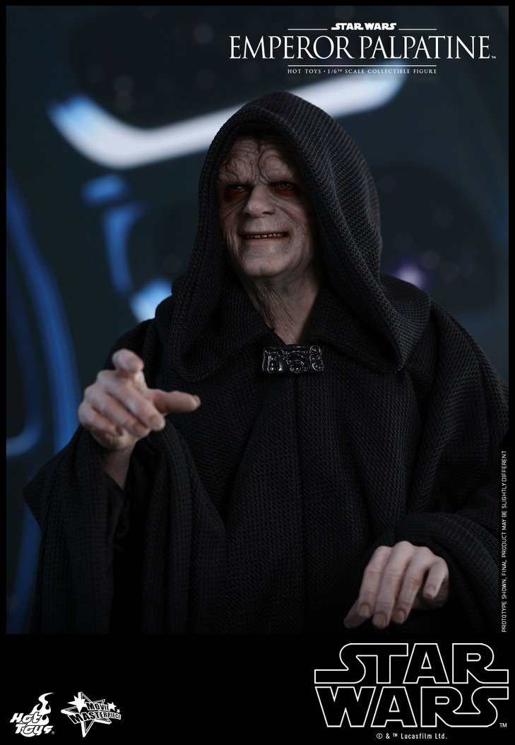 PRE-LOVED - Hot Toys - MMS468 - Star Wars Return of the Jedi: Emperor Palpatine