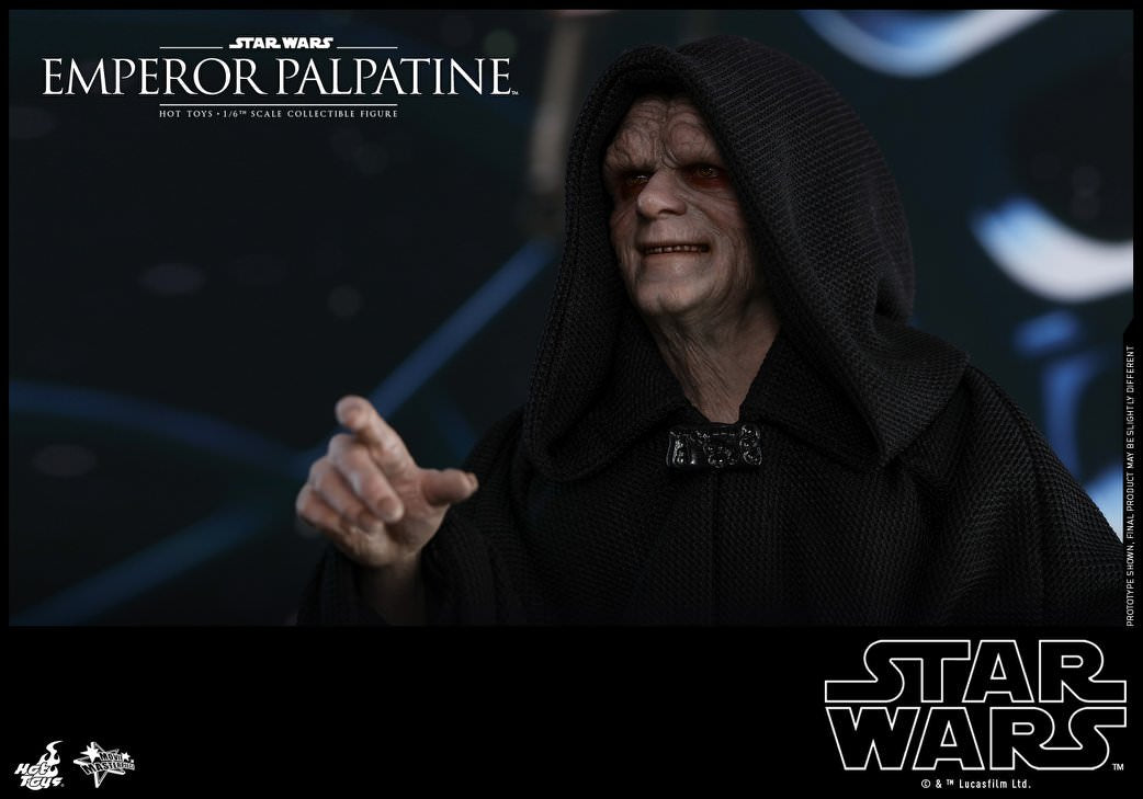 PRE-LOVED - Hot Toys - MMS468 - Star Wars Return of the Jedi: Emperor Palpatine