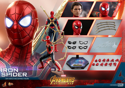 PRE-LOVED - Hot Toys - MMS482 - Avengers Infinity War: Iron Spider - H.G.