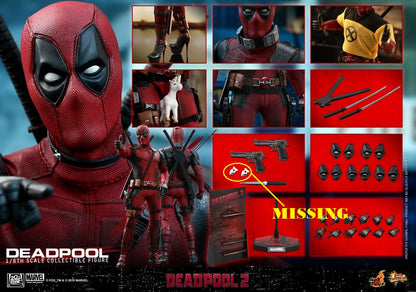 PRE-LOVED - Hot Toys - MMS490 - Deadpool 2: Deadpool