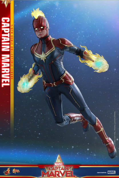 PRE-LOVED - Hot Toys - MMS522 - Captain Marvel (Deluxe Version)