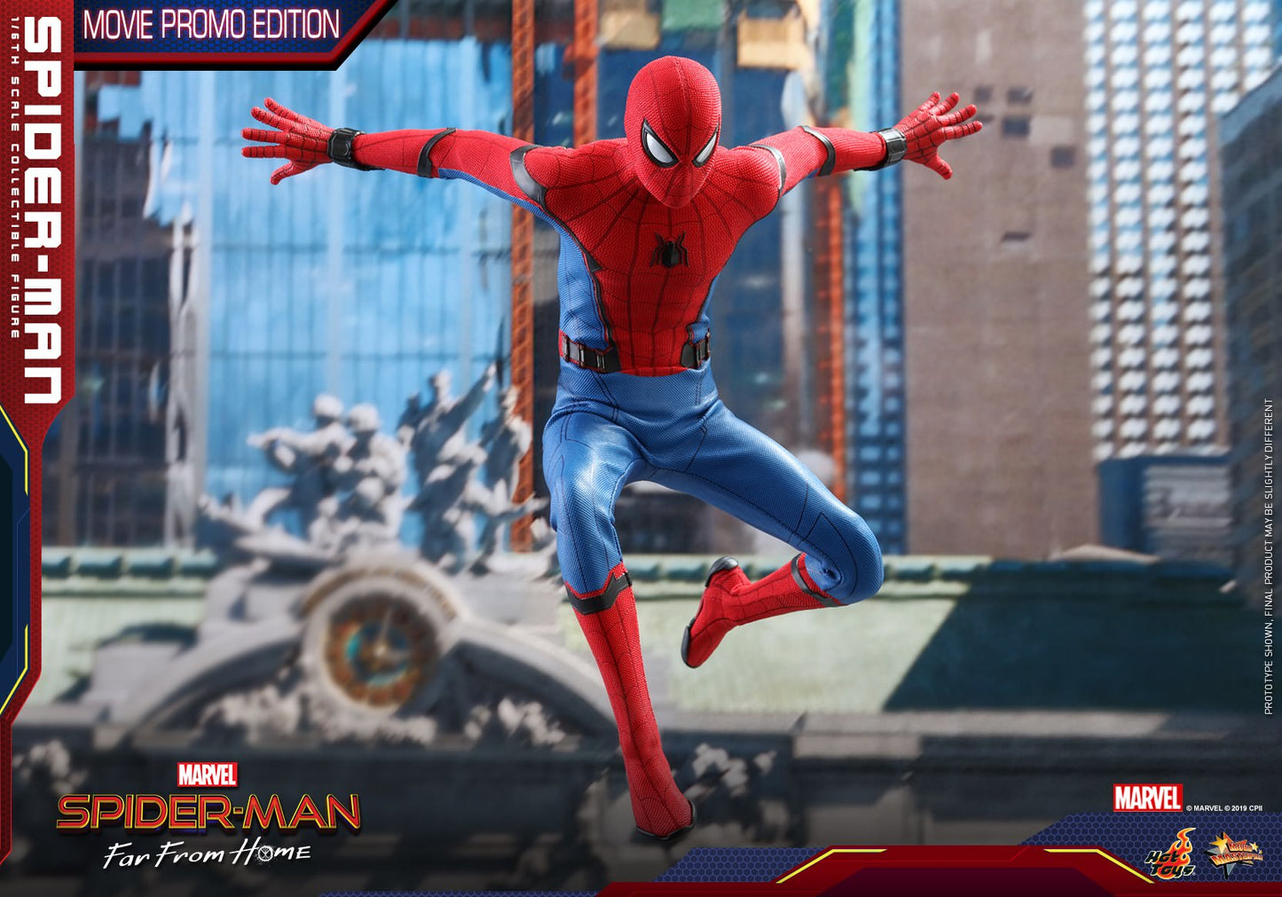 PRE-LOVED - Hot Toys - MMS535 - Spider-Man : Far From Home (Movie Promo Edition)