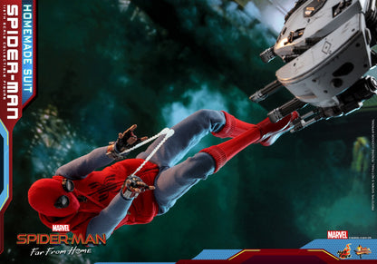 PRE-LOVED - Hot Toys - MMS552 - Spider-Man : Far From Home (Homemade Suit)