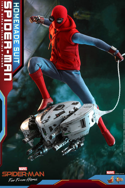 PRE-LOVED - Hot Toys - MMS552 - Spider-Man : Far From Home (Homemade Suit)