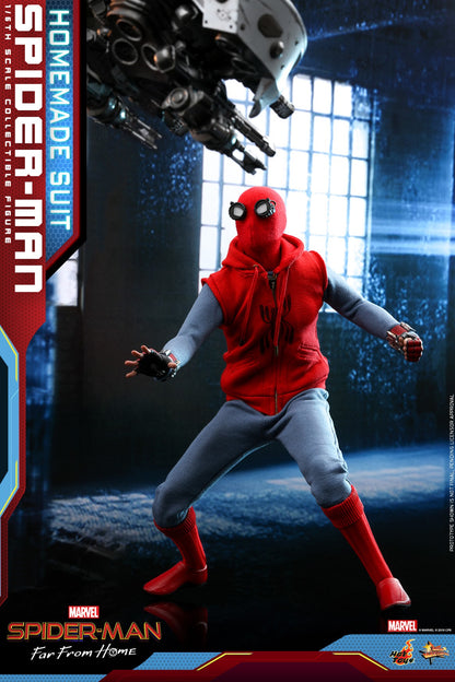 PRE-LOVED - Hot Toys - MMS552 - Spider-Man : Far From Home (Homemade Suit)