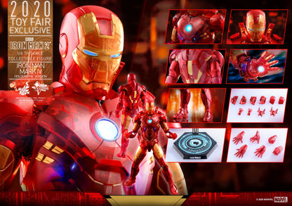PRE-LOVED - Hot Toys EXCLUSIVE - MMS568 - Iron Man 2 – Mark IV Holographic Version
