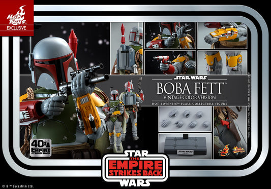 Hot Toys Exclusive - Star Wars The Empire Strikes Back: Boba Fett (40th Anniversary Vintage Colour Version)