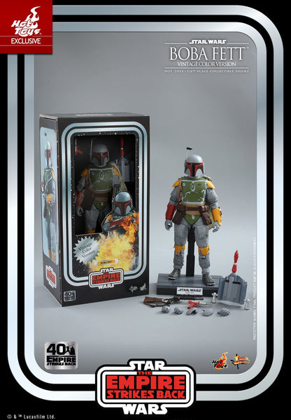 Hot Toys Exclusive - Star Wars The Empire Strikes Back: Boba Fett (40th Anniversary Vintage Colour Version)