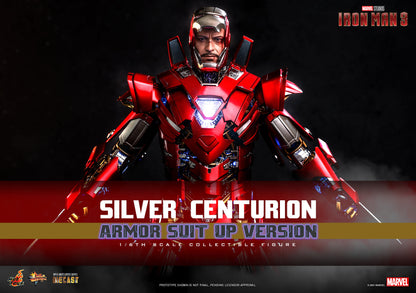 Hot Toys - MMS618D43: Iron Man 3 – Silver Centurion (Armor Suit Up) DIECAST