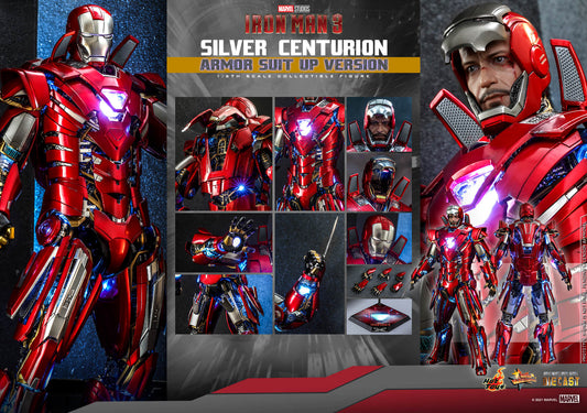 Hot Toys - MMS618D43: Iron Man 3 – Silver Centurion (Armor Suit Up) DIECAST
