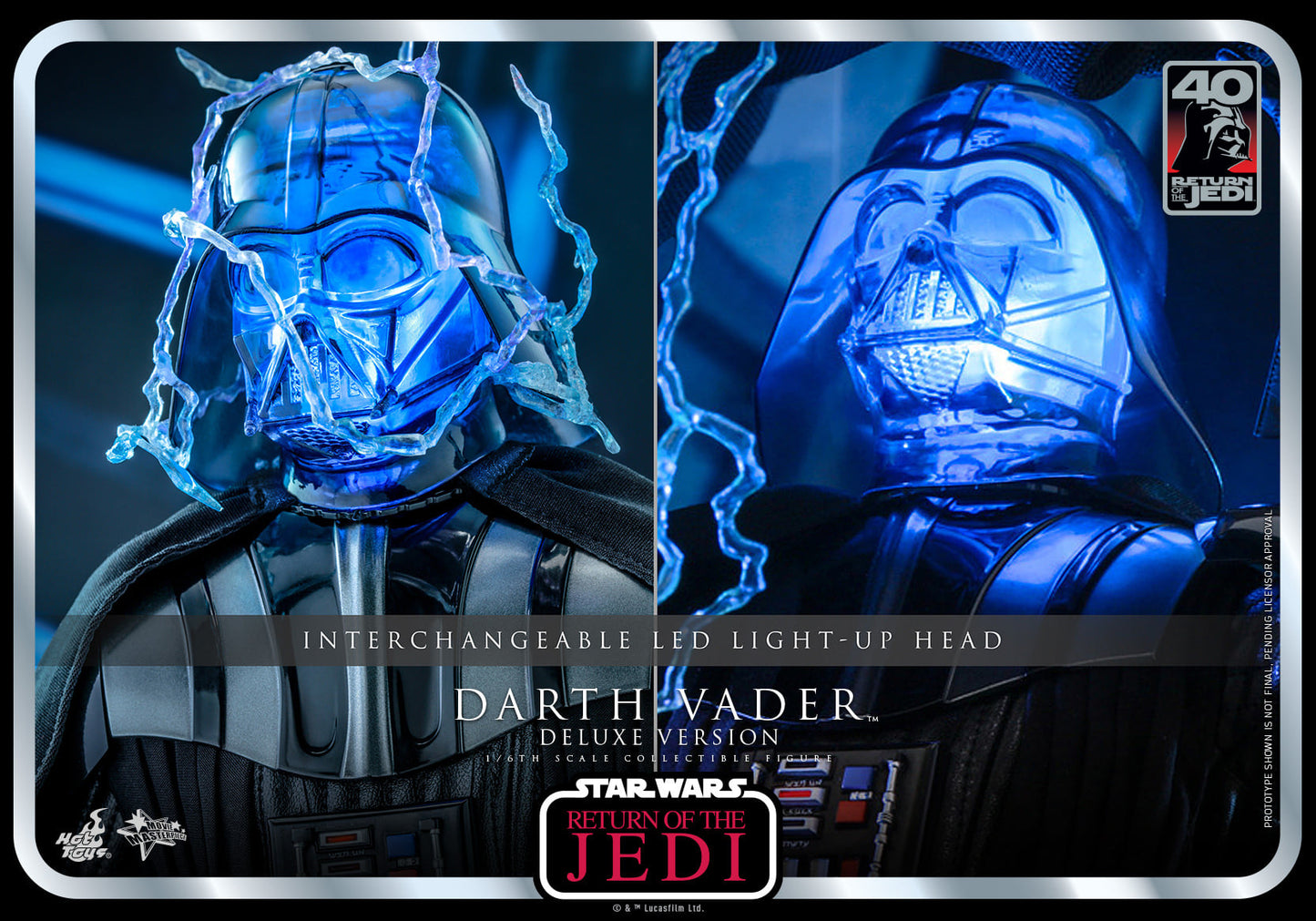 HOT TOYS - MMS700 - Return of the Jedi 40th Anniversary Collection: DARTH VADER (DELUXE VERSION)