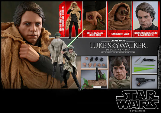 PRE-LOVED - Hot Toys - MMS517 - Star Wars: Luke Skywalker (Deluxe Version)
