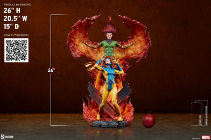 PRE-LOVED - SIDESHOW COLLECTIBLES - Phoenix and Jean Grey MAQUETTE