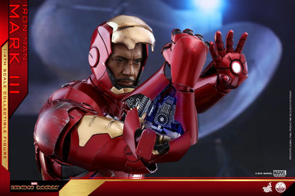 Special SALES - PRE-LOVED - HOT TOYS - QS012 - IRON MAN MARK III DELUXE VERSION