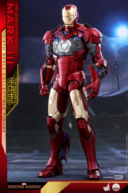 Special SALES - PRE-LOVED - HOT TOYS - QS012 - IRON MAN MARK III DELUXE VERSION