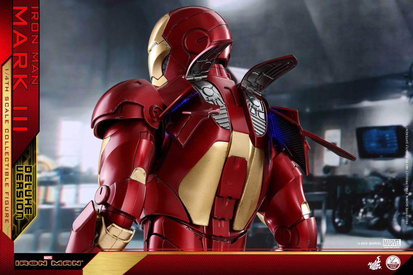 Special SALES - PRE-LOVED - HOT TOYS - QS012 - IRON MAN MARK III DELUXE VERSION