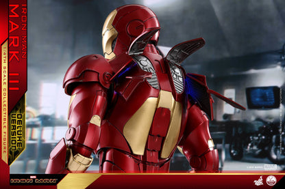 Special SALES - PRE-LOVED - HOT TOYS - QS012 - IRON MAN MARK III DELUXE VERSION