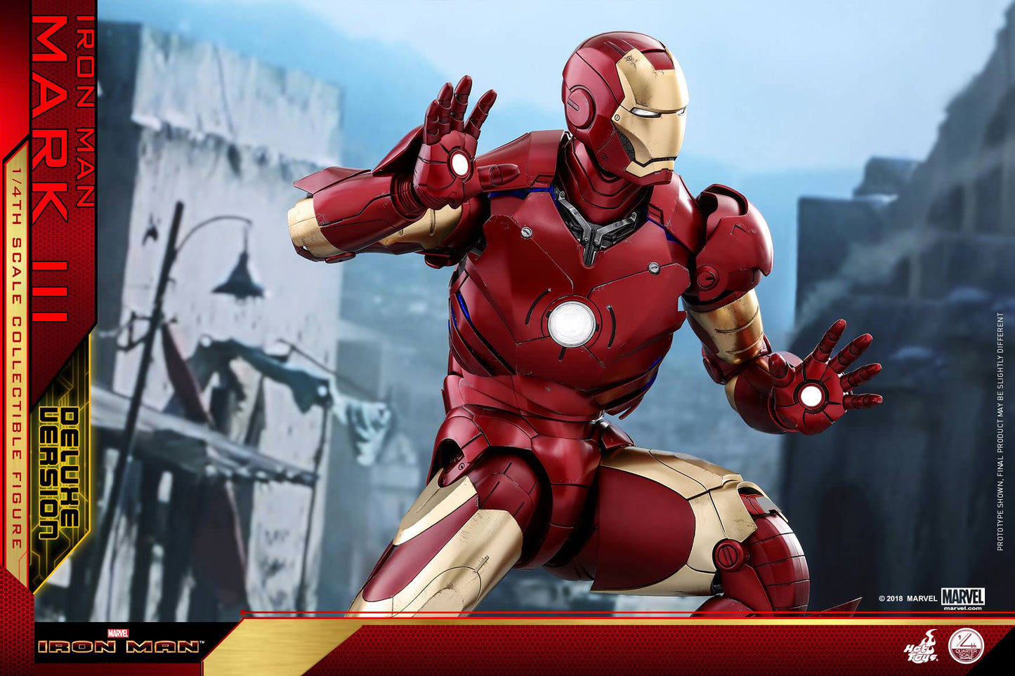 Special SALES - PRE-LOVED - HOT TOYS - QS012 - IRON MAN MARK III DELUXE VERSION