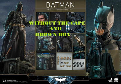 PRE-LOVED - HOT TOYS - QS019 - THE DARK KNIGHT TRILOGY - 1/4 SCALE BATMAN (Standard EDITION)