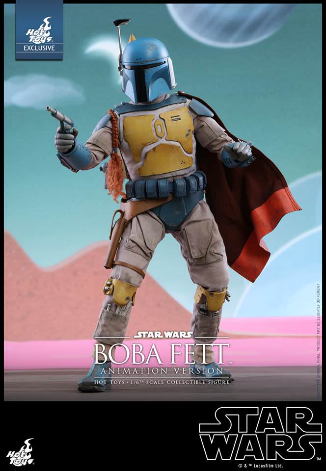 PRE-LOVED - Hot Toys - TMS006 - Star Wars – Boba Fett (Animation)