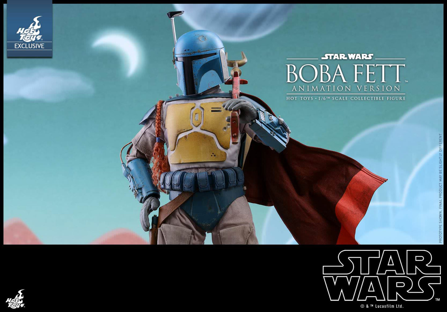 PRE-LOVED - Hot Toys - TMS006 - Star Wars – Boba Fett (Animation)