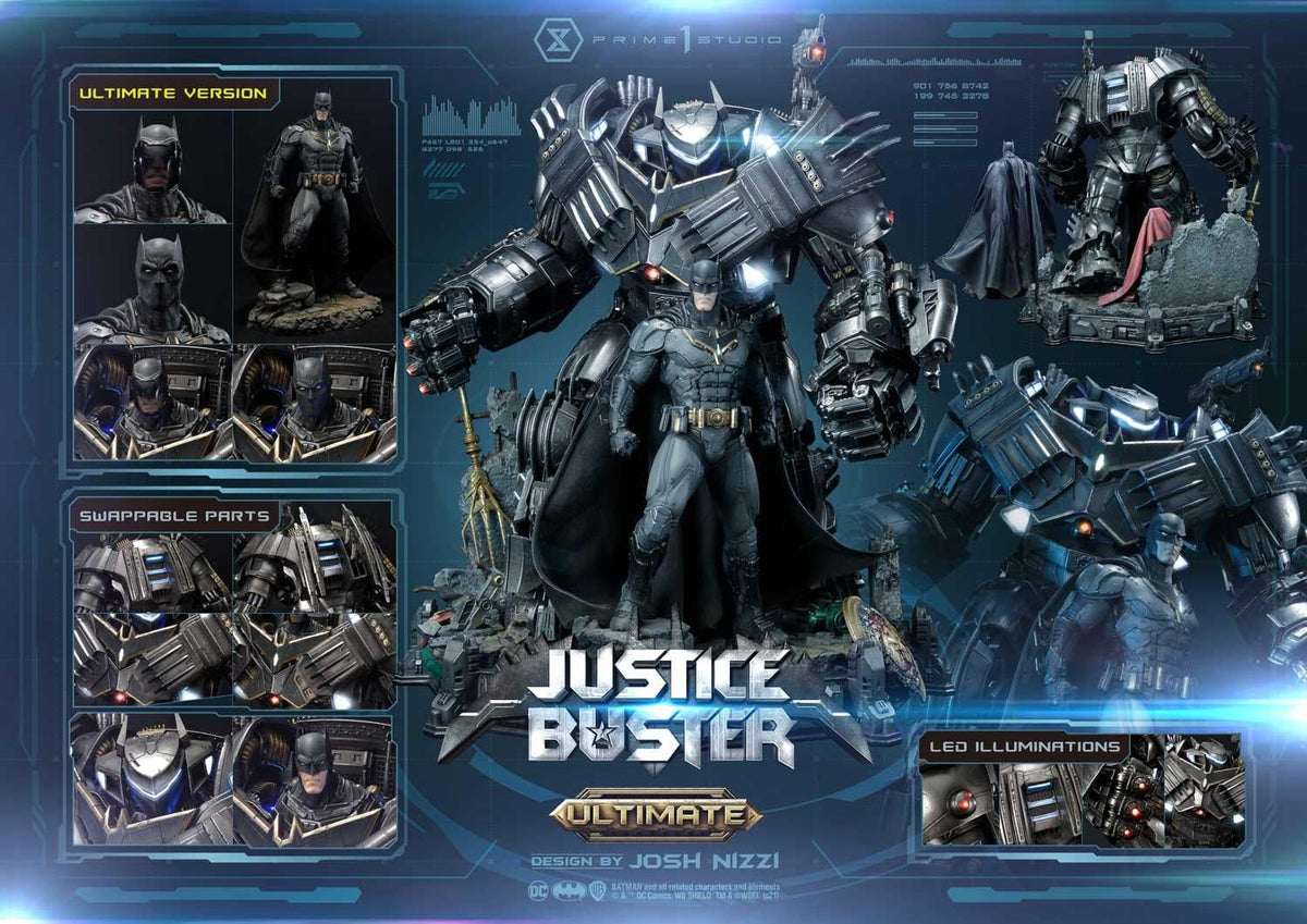 PRE-LOVED - Prime 1 Studio - UMMDC-03UTS - Justice Buster Ultimate Bonus Version