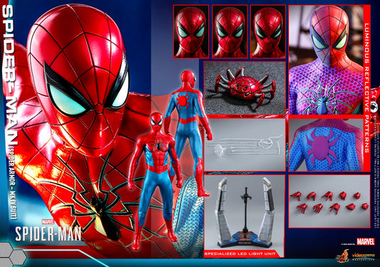 PRE-LOVED - Hot Toys - VGM043 - Marvel's Spider-Man: Spider Armor Mark IV Suit