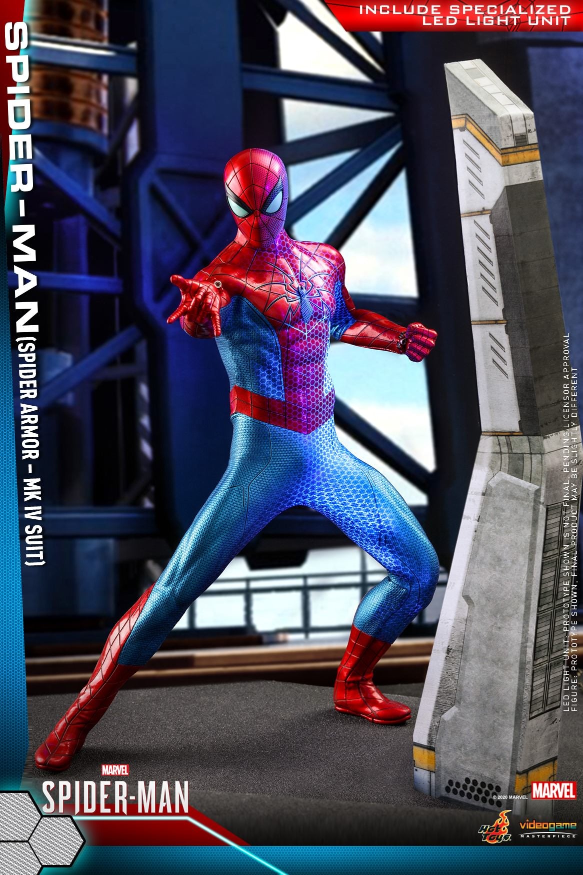 PRE-LOVED - Hot Toys - VGM043 - Marvel's Spider-Man: Spider Armor Mark IV Suit