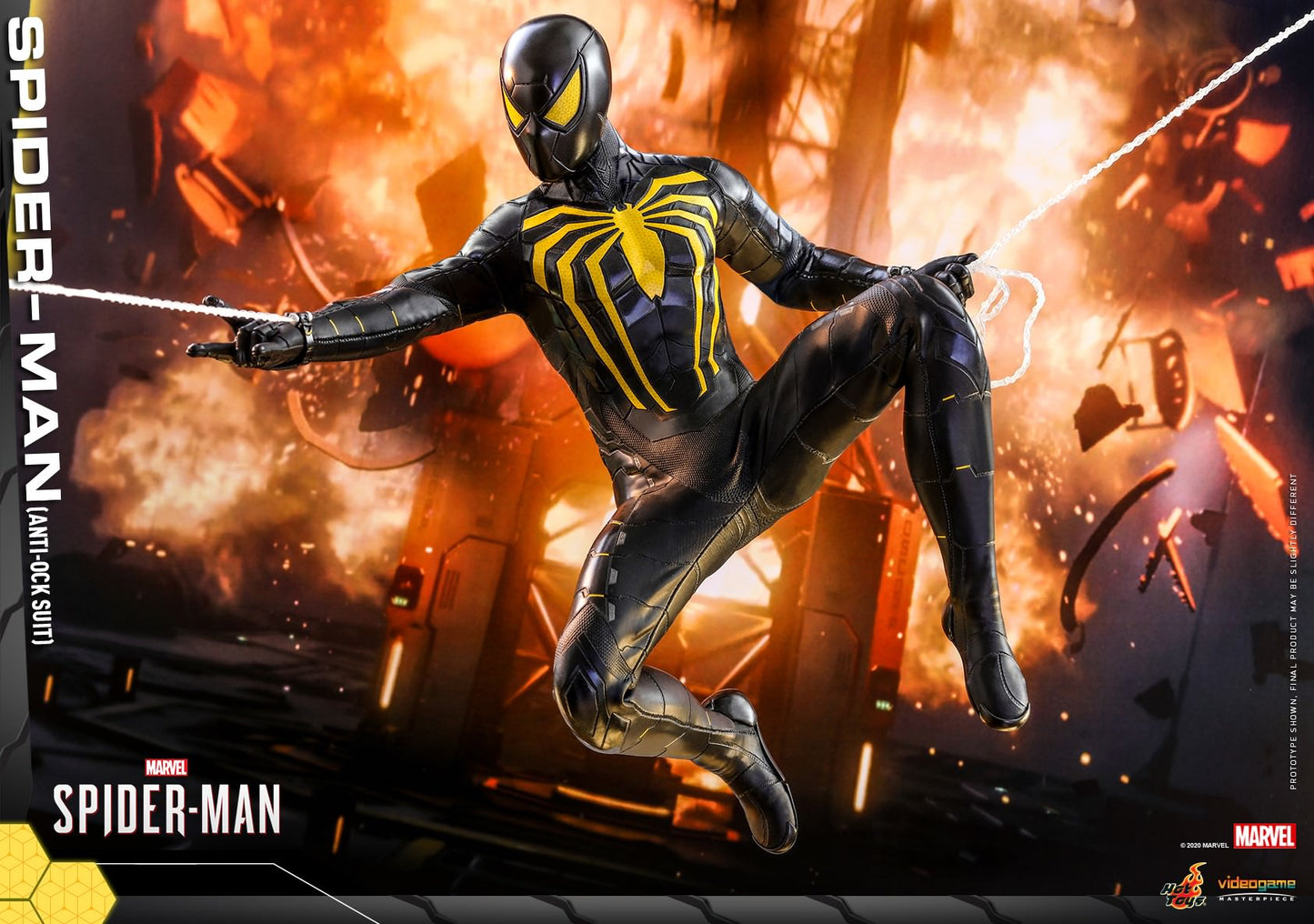 PRE-LOVED - Hot Toys - VGM045 - Marvel’s Spider-Man (Anti-Ock Suit) - Deluxe Version