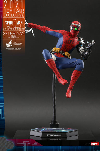 PRE-LOVED - Hot Toys 2021 Toy Fair Exclusive - VGM051 - Marvel’s Spider-Man – Cyborg Suit